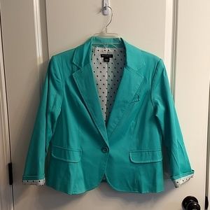 Teal blazer